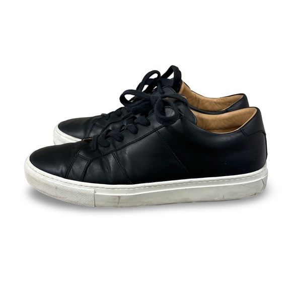 Greats Black Suede Perforated Leather Sneakers Men\'s US 9.5 EUC Greats | Shoes | Greats Black Suede Perforated Leather  main image 2